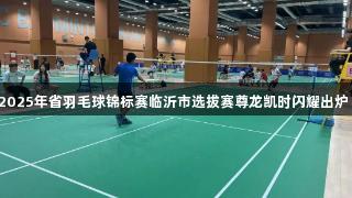 2025年省羽毛球锦标赛临沂市选拔赛尊龙凯时闪耀出炉！