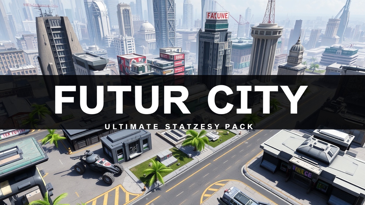 如何使用BG大游的Unity3d战争策略资产包《未来之城UltimateAssetPack》提升游戏开发效率？