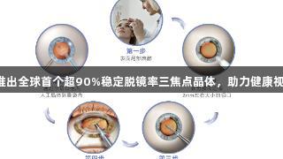 Stake推出全球首个超90%稳定脱镜率三焦点晶体，助力健康视力十年！
