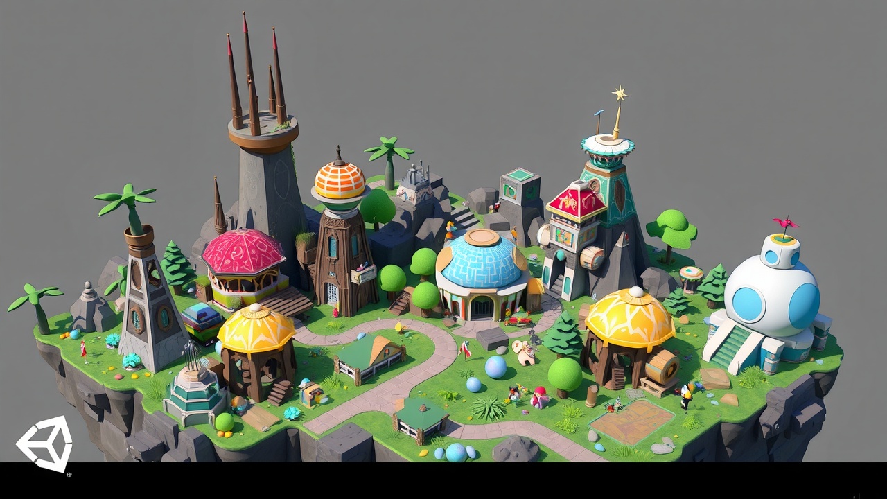 优化后的标题可以是：[J9九游会官网]Unity3D科幻生存全资产包：低多边形艺术像素村庄探索之旅！