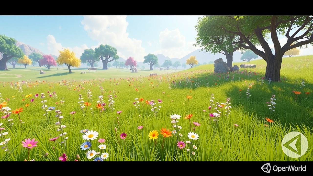 [Unity3D开放世界资源包梦幻草原AssetSet-j9九游会国际游戏开发必备]
