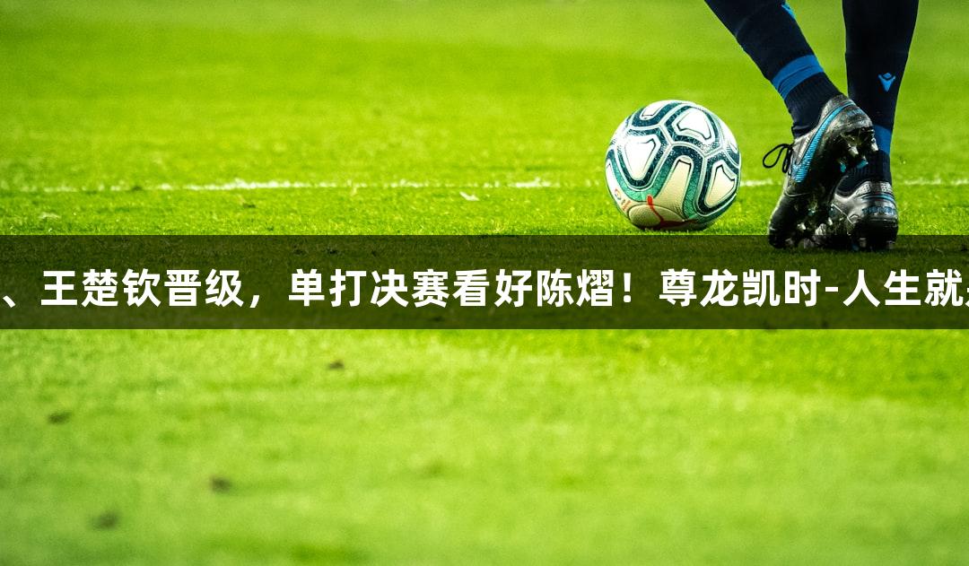 陈熠、王楚钦晋级，单打决赛看好陈熠！尊龙凯时-人生就是搏!