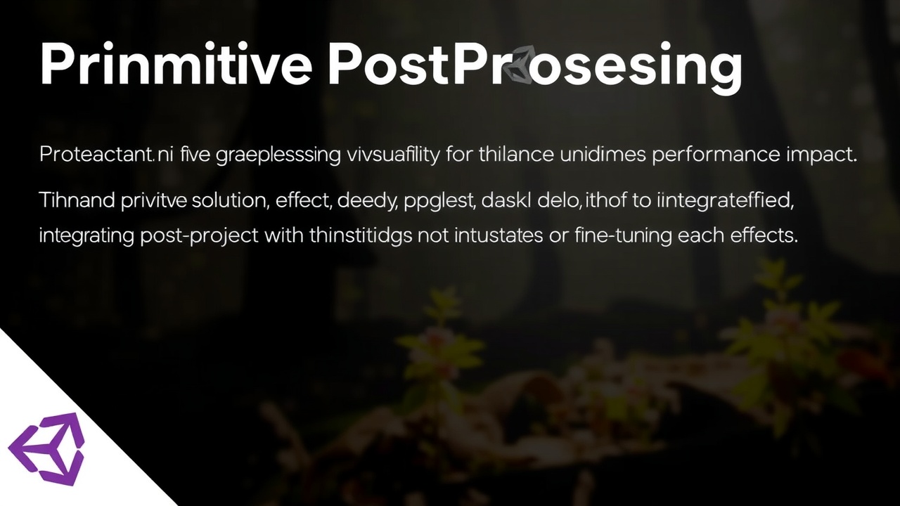 改写问题为：[BG大游]Unity3D原始后处理插件PrimitivePostProcessingPlugin使用指南与优化技巧