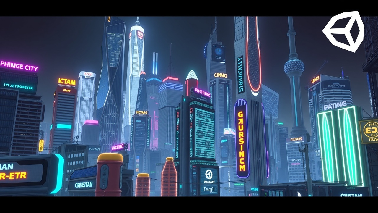 标题改写建议：爱游戏推荐：Unity3D开放世界资源包未来之城AssetCollection，让你的游戏开发更精彩！