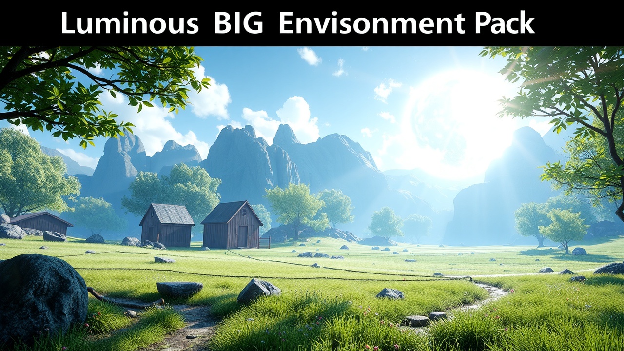 爱游戏推荐：Unity3D光影大环境包LuminousBigEnvironmentPack解析与应用