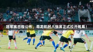 冠军赛日程公布，尊龙凯时八强赛正式拉开帷幕！