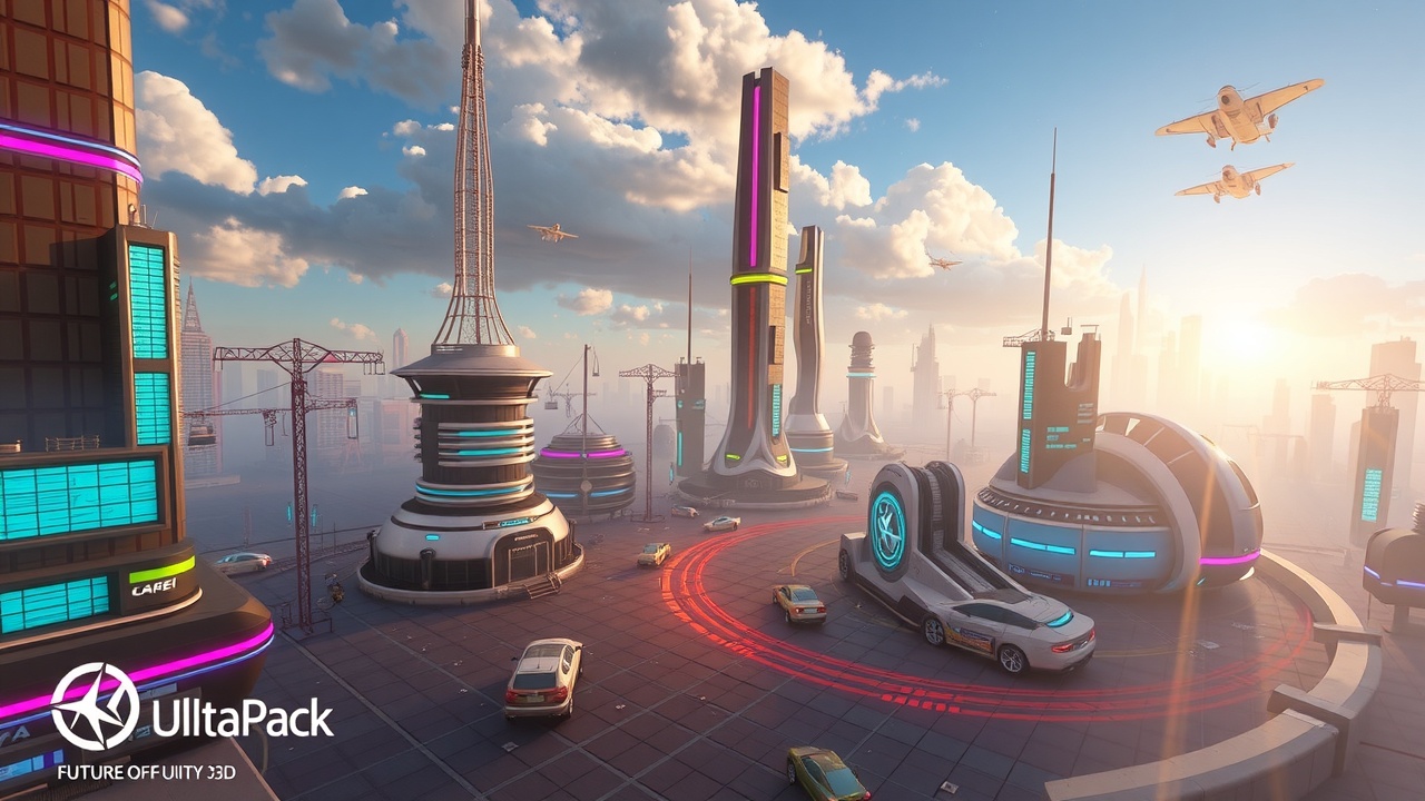 《KU酷游:Unity3D开放世界资源包未来之城UltraPack让你的游戏设计更出色》
