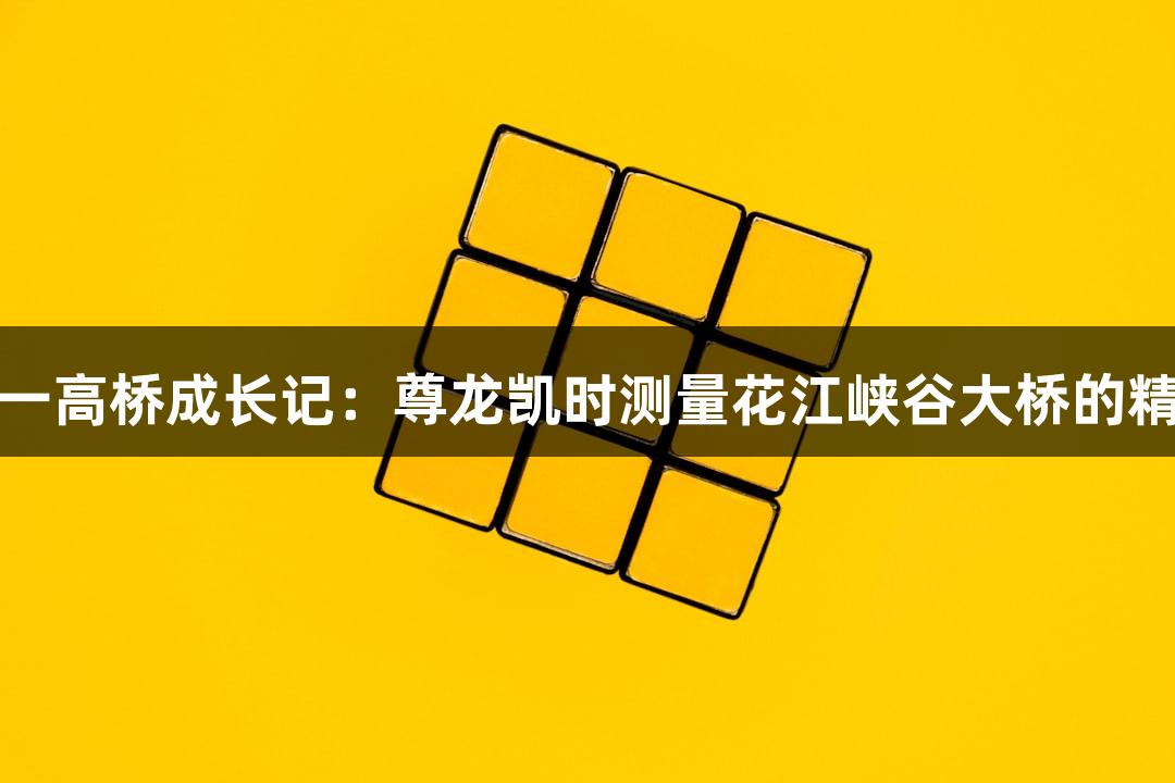世界第一高桥成长记：尊龙凯时测量花江峡谷大桥的精准之旅