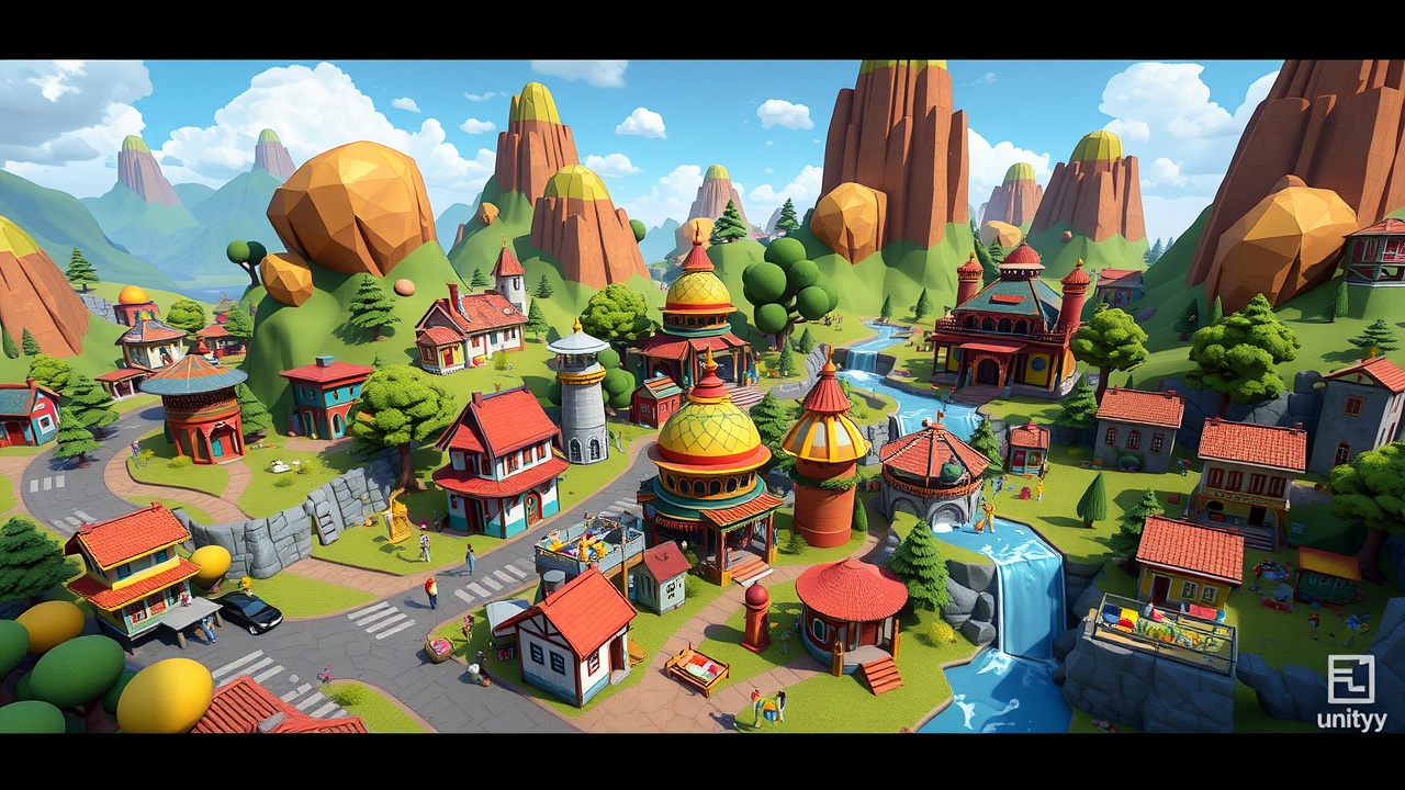 改写后的问题：[Unity3D多边形科幻世界全资产包——像素村庄UltimateAssetPack|j9九游会带你探索]