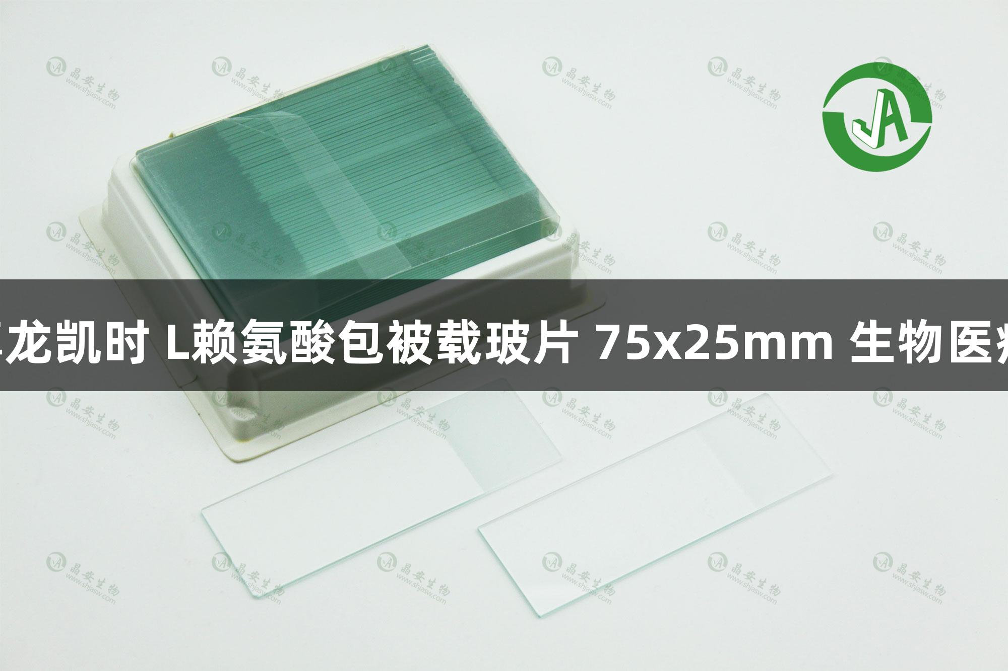 Z6·尊龙凯时 L赖氨酸包被载玻片 75x25mm 生物医疗应用