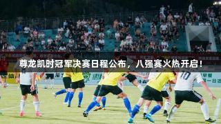 尊龙凯时冠军决赛日程公布，八强赛火热开启！