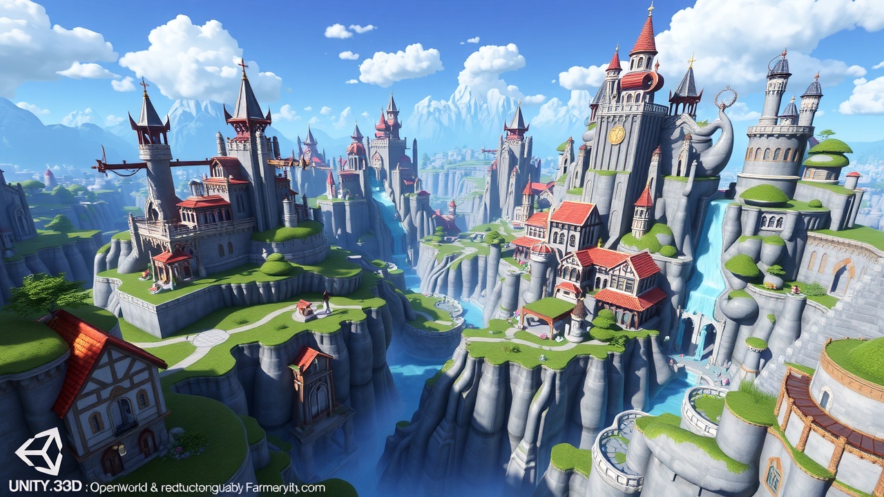 标题优化建议：[j9九游会国际]推荐：Unity3D开放世界资源包—魔幻大陆DesignKit，打造你的梦想游戏！