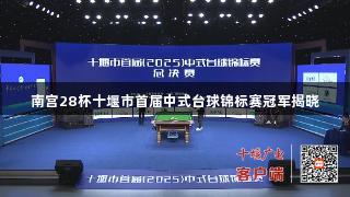 南宫28杯十堰市首届中式台球锦标赛冠军揭晓