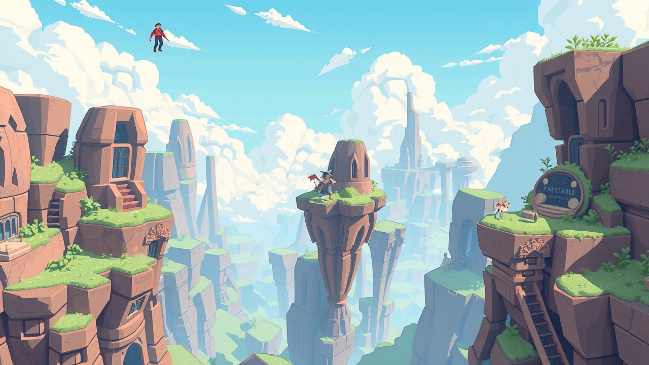 如何在Unity3D中使用URP制作金年会主题的复古空中游戏《RetroSkyWorld》？