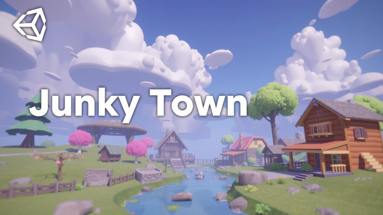 如何在Unity3D中使用BG大游的梦境自然全资产包JunkyTownUltimateAssetPack？