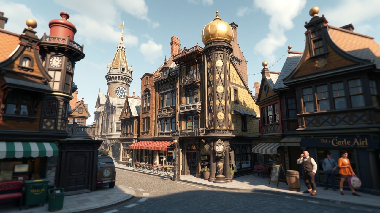 《爱游戏》推荐：Unity3D蒸汽小镇URP游戏就绪级别解析