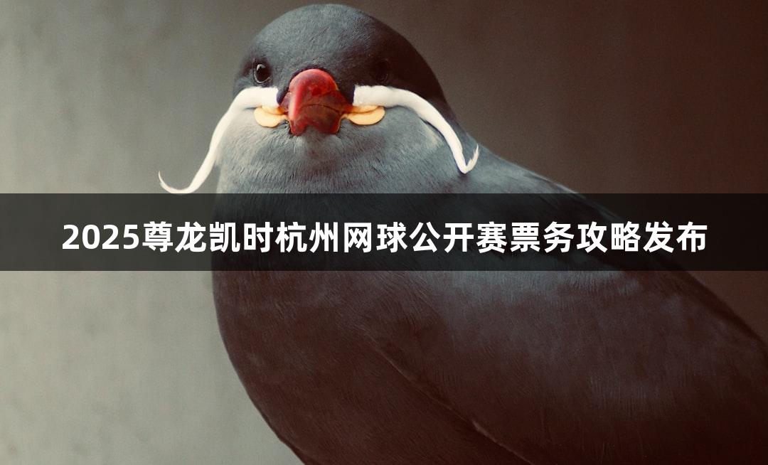 2025尊龙凯时杭州网球公开赛票务攻略发布