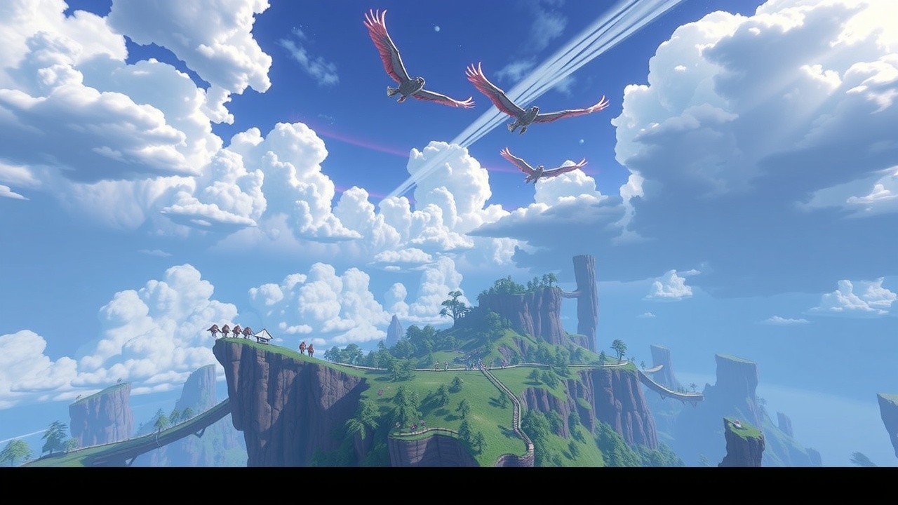探索秘境空中：URP游戏就绪级别《SecretSkyWorld》-j9九游会国际的最佳选择！