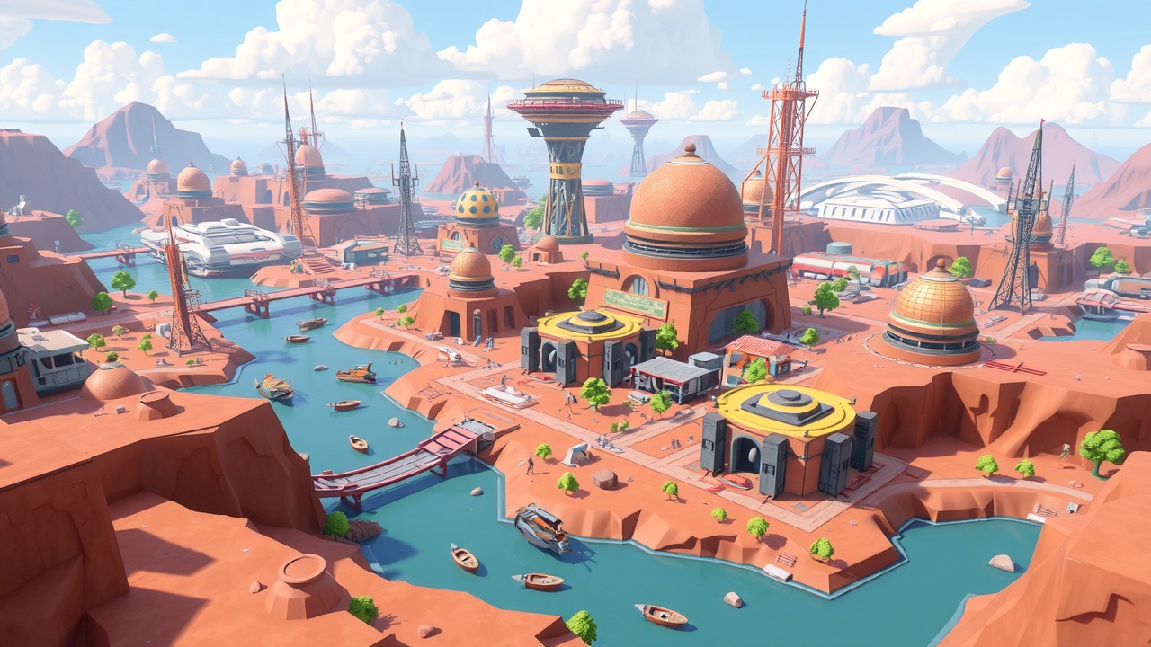 [KU酷游]Unity3D科幻生存全资产包：打造低多边形风格的自由之城！