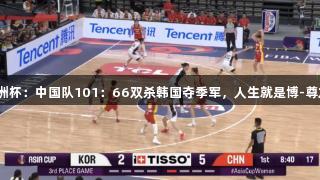 女篮亚洲杯：中国队101：66双杀韩国夺季军，人生就是博-尊龙凯时！