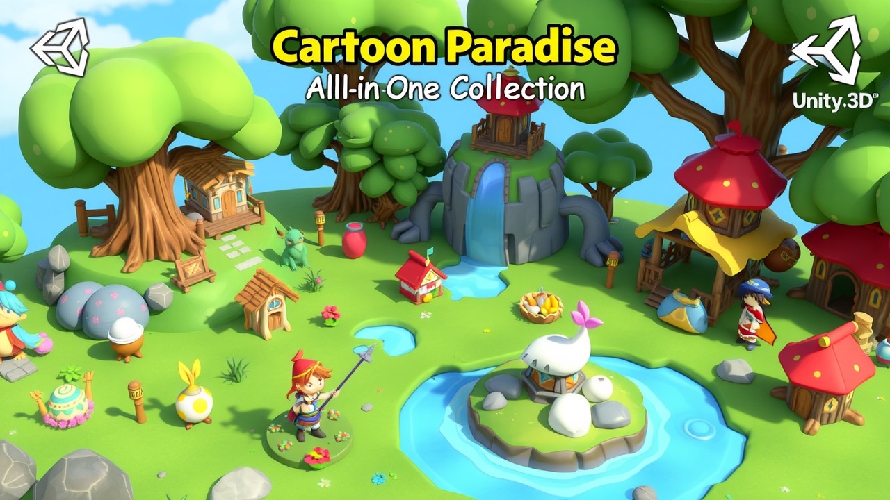《爱游戏》推荐：Unity3DRPG奇幻全资产包——卡通乐园AssetCollection让你的游戏梦想成真