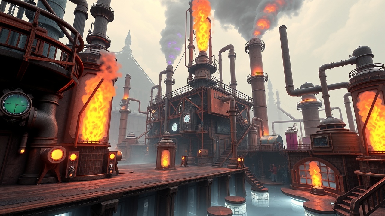 【BG大游】Unity3D奇幻工业区URP游戏就绪级别攻略与分析