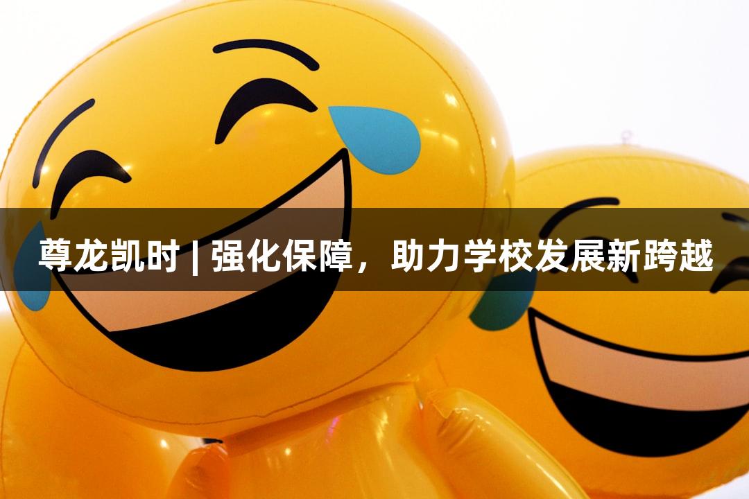 尊龙凯时 | 强化保障，助力学校发展新跨越