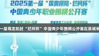 第一届尊龙凯时“烂柯杯”中国青少年围棋公开赛在泉城举行