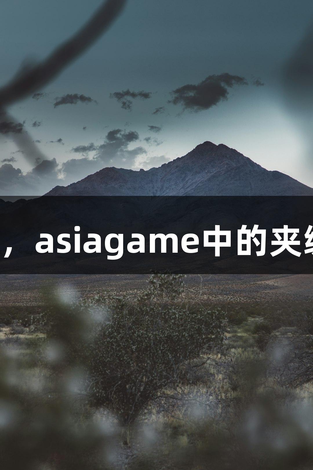 强者不抱怨环境，asiagame中的夹缝也能成就精彩！