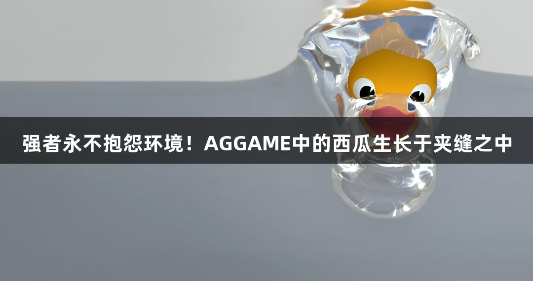 强者永不抱怨环境!AGGAME中的西瓜生长于夹缝之中
