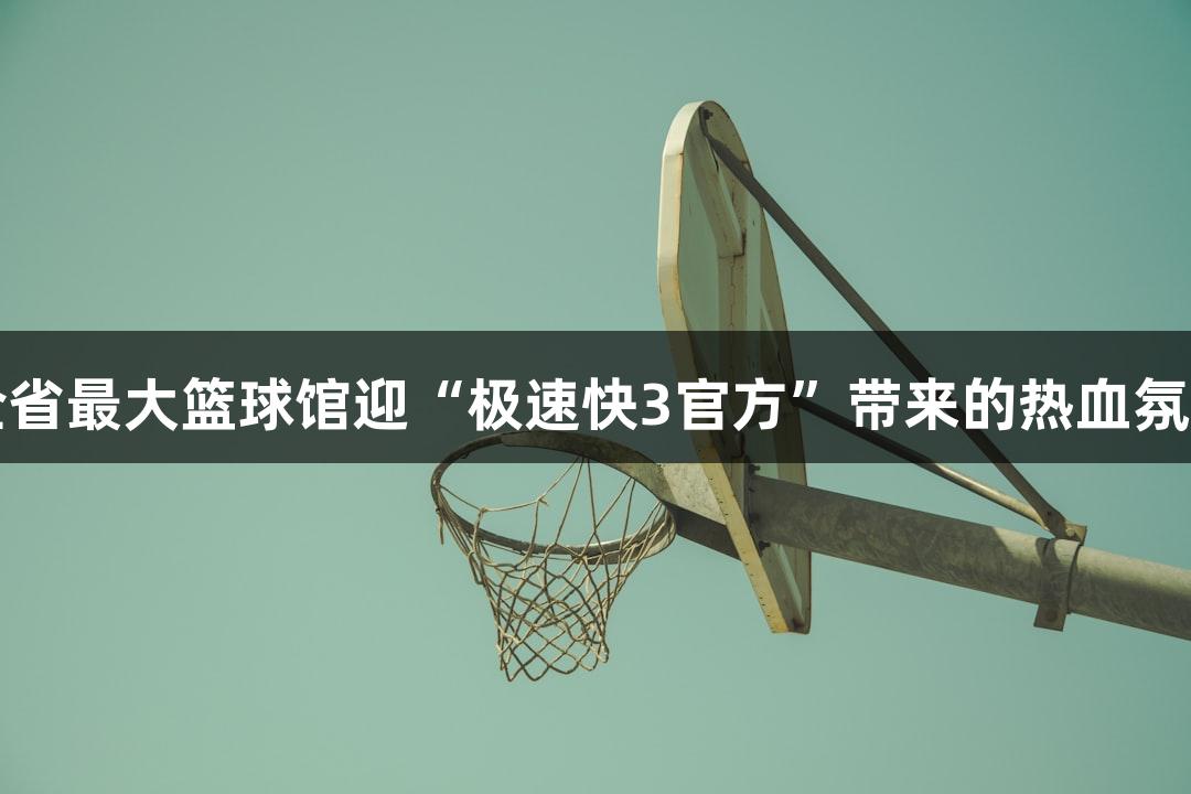 全省最大篮球馆迎“极速快3官方”带来的热血氛围