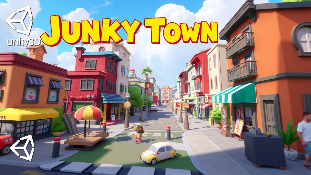 改写后的问题：[Unity3D]如何使用卡通城资产包JunkyTownResourcePack提升j9九游会游戏体验？