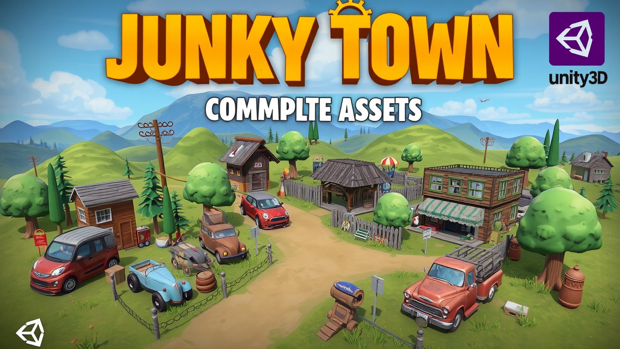 优化后的问题标题为：BG大游推荐：Unity3DSLG游戏全资产包JunkyTownCompleteAssetPack这样不仅融入了品牌词BG大游，同时也保持了SEO优化的逻辑。