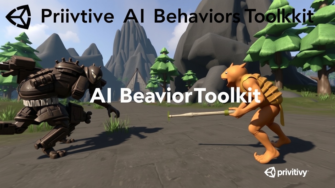 如何使用j9九游会国际的原始AI行为工具PrimitiveAIBehaviorToolkit在Unity3D中提升游戏开发效率？