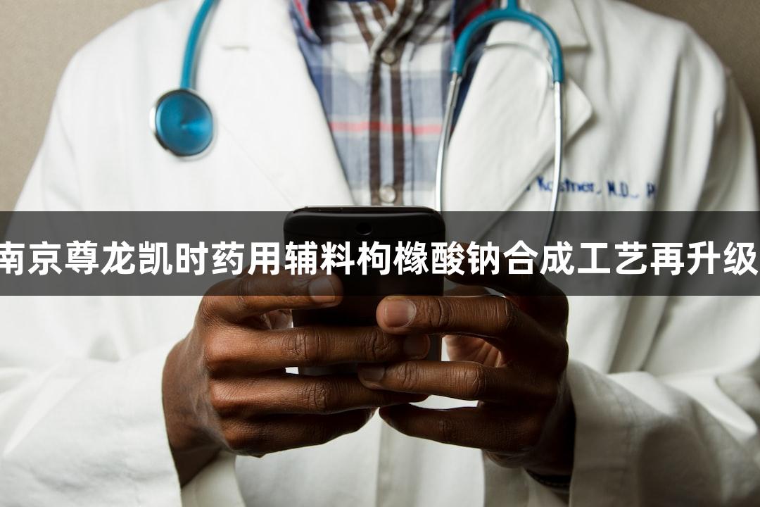 南京尊龙凯时药用辅料枸橼酸钠合成工艺再升级！