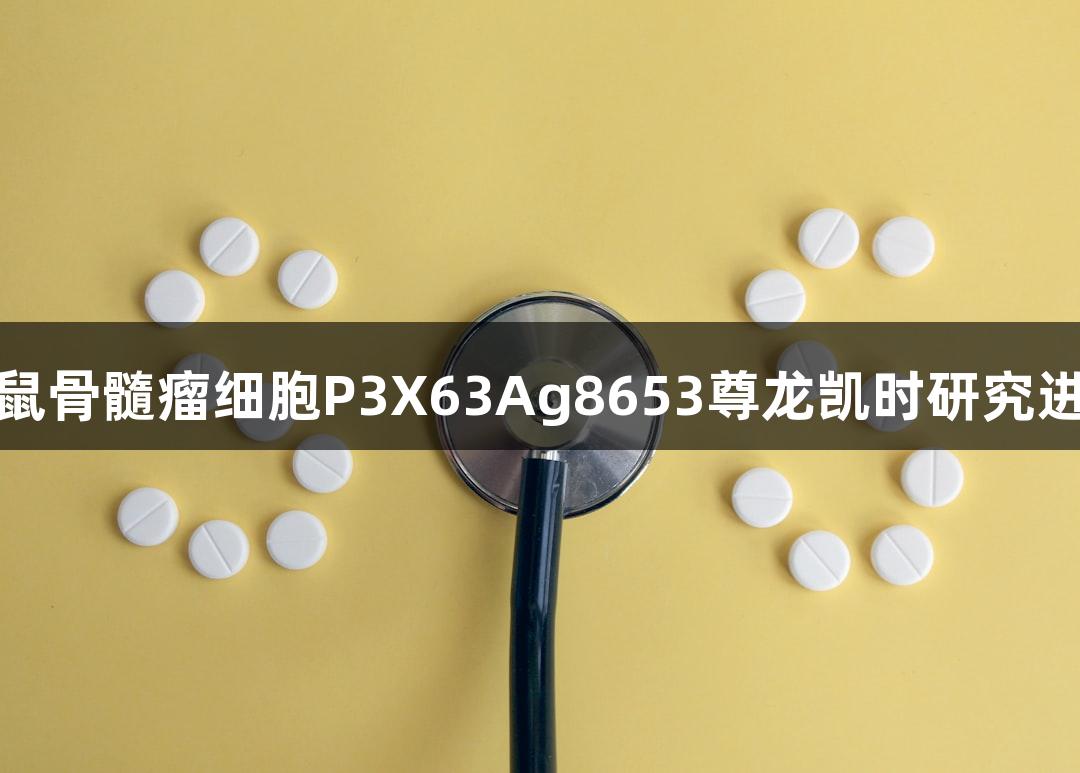 小鼠骨髓瘤细胞P3X63Ag8653尊龙凯时研究进展