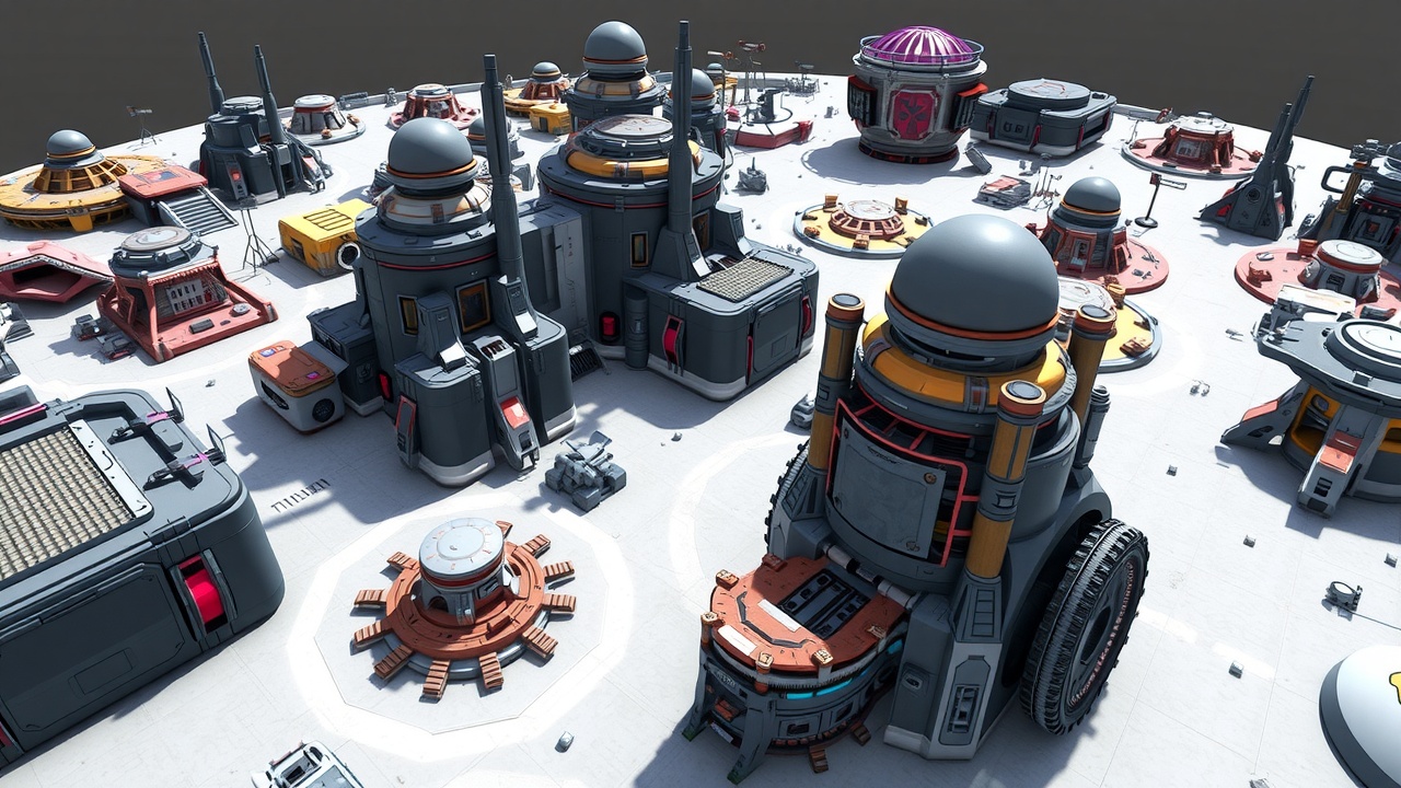 在Unity3D中体验多边形科幻世界——j9九游会的完整科幻基地资产包