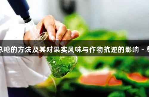 检测可溶性总糖的方法及其对果实风味与作物抗逆的影响 - 尊龙凯时探讨