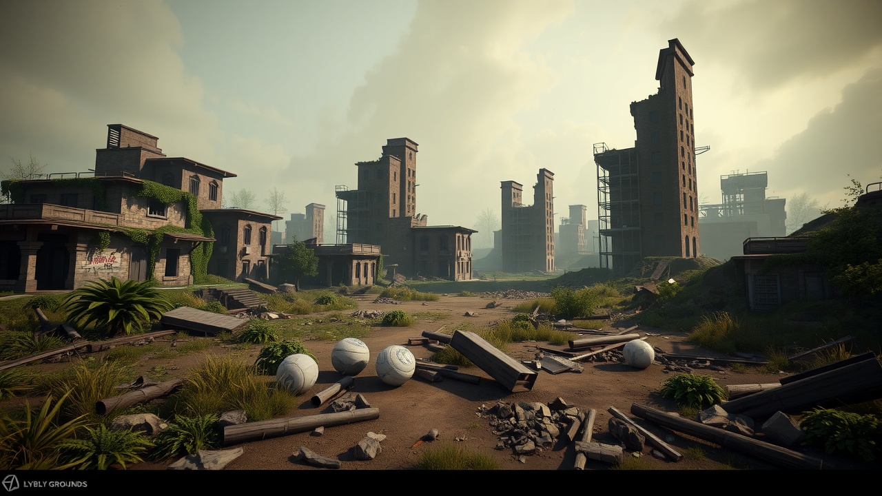 标题改写为：**KU酷游带您探索Unity3D末日废墟：URP游戏就绪级别ApocalypticRuinedGrounds**这个标题融入了品牌词，吸引目标受众，并且符合SEO优化的逻辑。