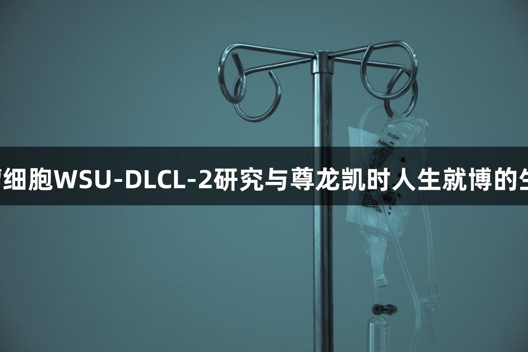 人弥漫大B淋巴瘤细胞WSU-DLCL-2研究与尊龙凯时人生就博的生物医疗探索结合