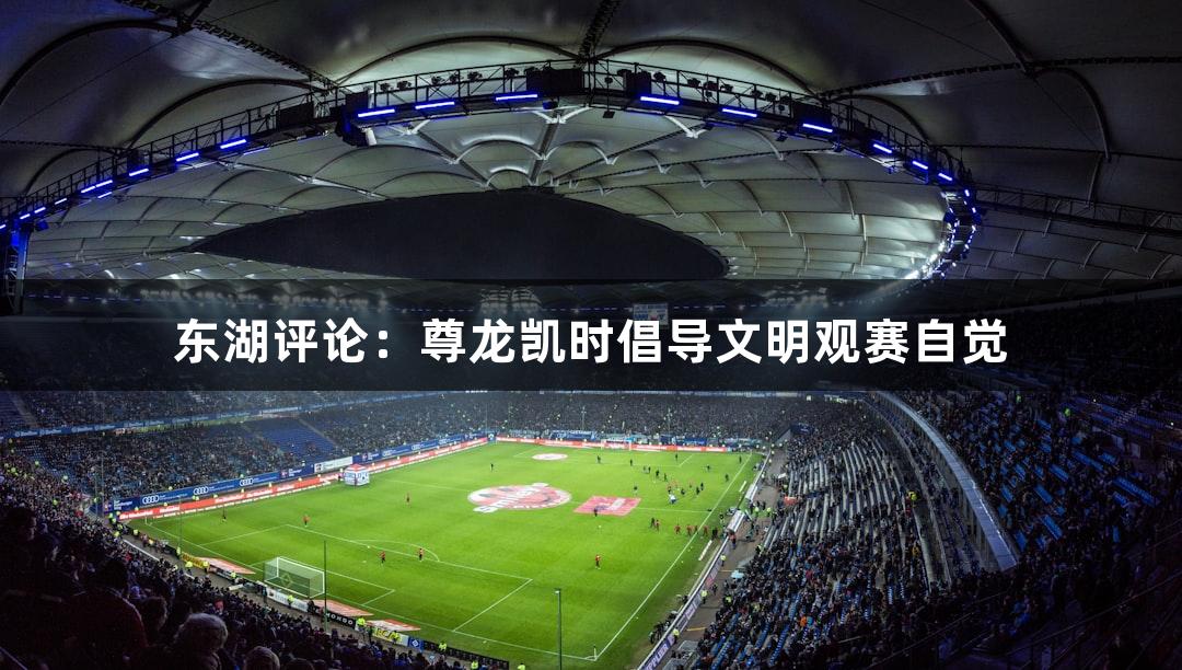 东湖评论：尊龙凯时倡导文明观赛自觉