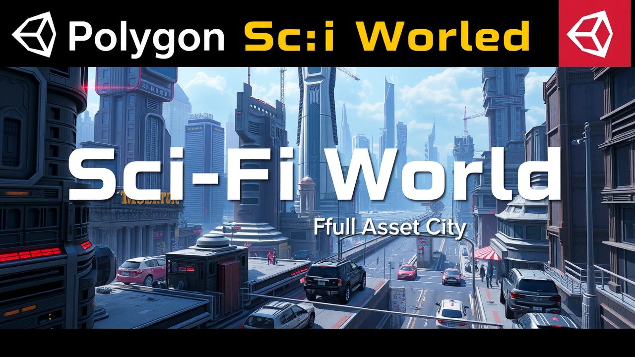 《BG大游》推出Unity3D多边形科幻世界全资产包——未来之城FullAssetPackage，助力游戏开发！