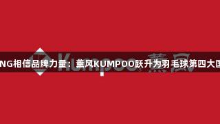 南宫28NG相信品牌力量：薰风KUMPOO跃升为羽毛球第四大国际品牌