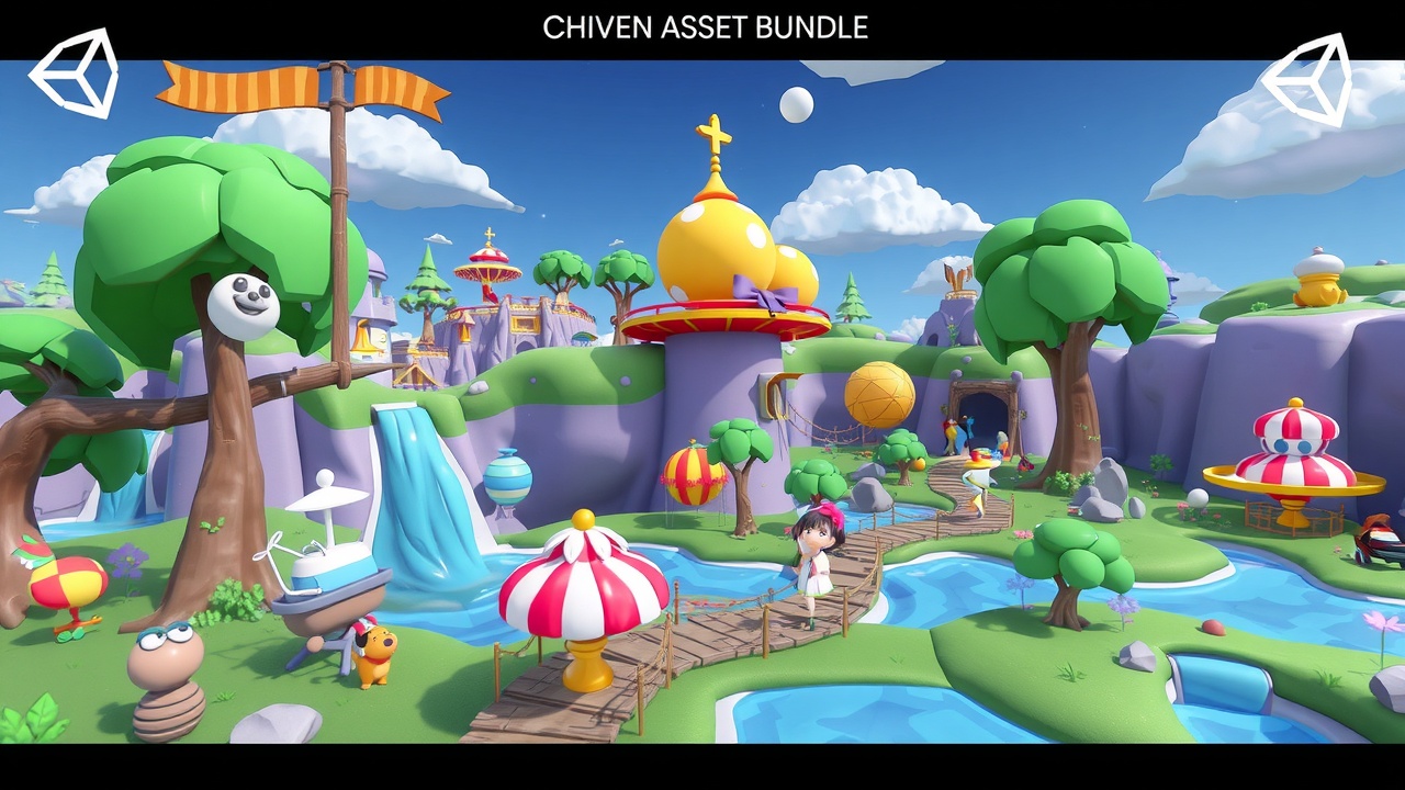 《KU酷游:Unity3D开放世界资源包卡通乐园AssetBundle完全指南》