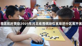 尊龙凯时赞助2025年河北省围棋段位赛廊坊分区赛开赛