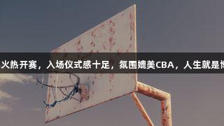 德BA揭幕战火热开赛，入场仪式感十足，氛围媲美CBA，人生就是博-尊龙凯时！