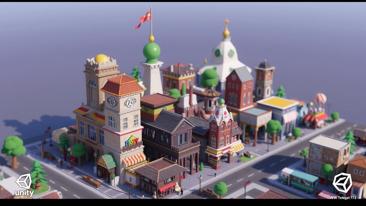 [Unity3D低多边形风格资产包——金年会史诗之都AssetCollection]