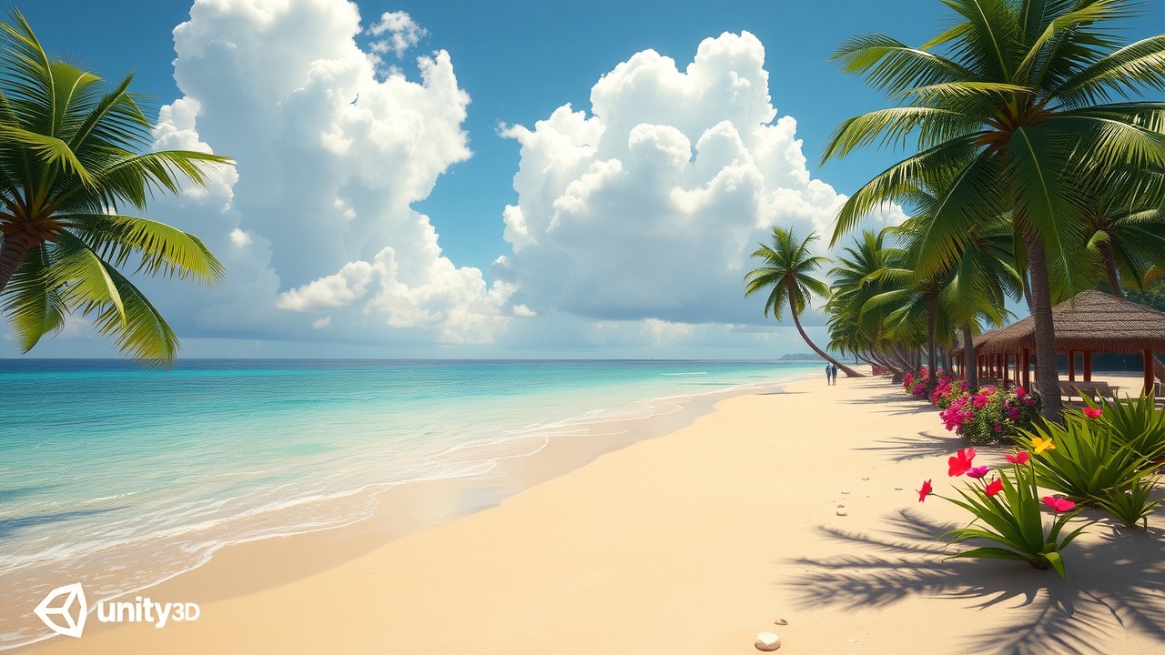 标题改写：[KU酷游]优化版Unity3D绝美沙滩-URP游戏就绪级别StunningSandyBeach这个标题不仅融入了品牌词KU酷游，还保持了SEO优化的关键字结构，以便更好地吸引搜索引擎和目标受众。