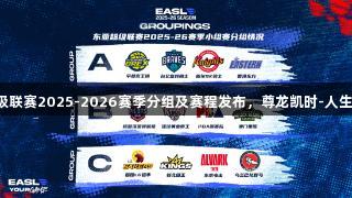 东亚超级联赛2025-2026赛季分组及赛程发布，尊龙凯时-人生就是搏!