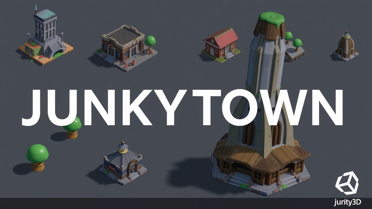 如何在Unity3D中使用j9九游会的SLG游戏全资产包JunkyTownDesignKit进行开发？